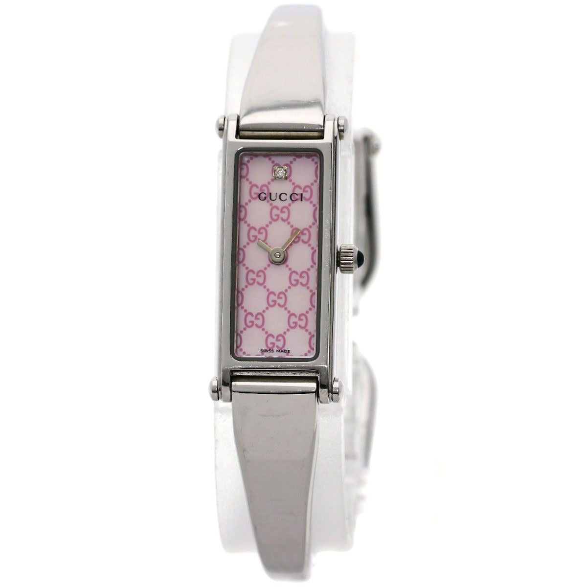 Gucci Square Face Watch SS