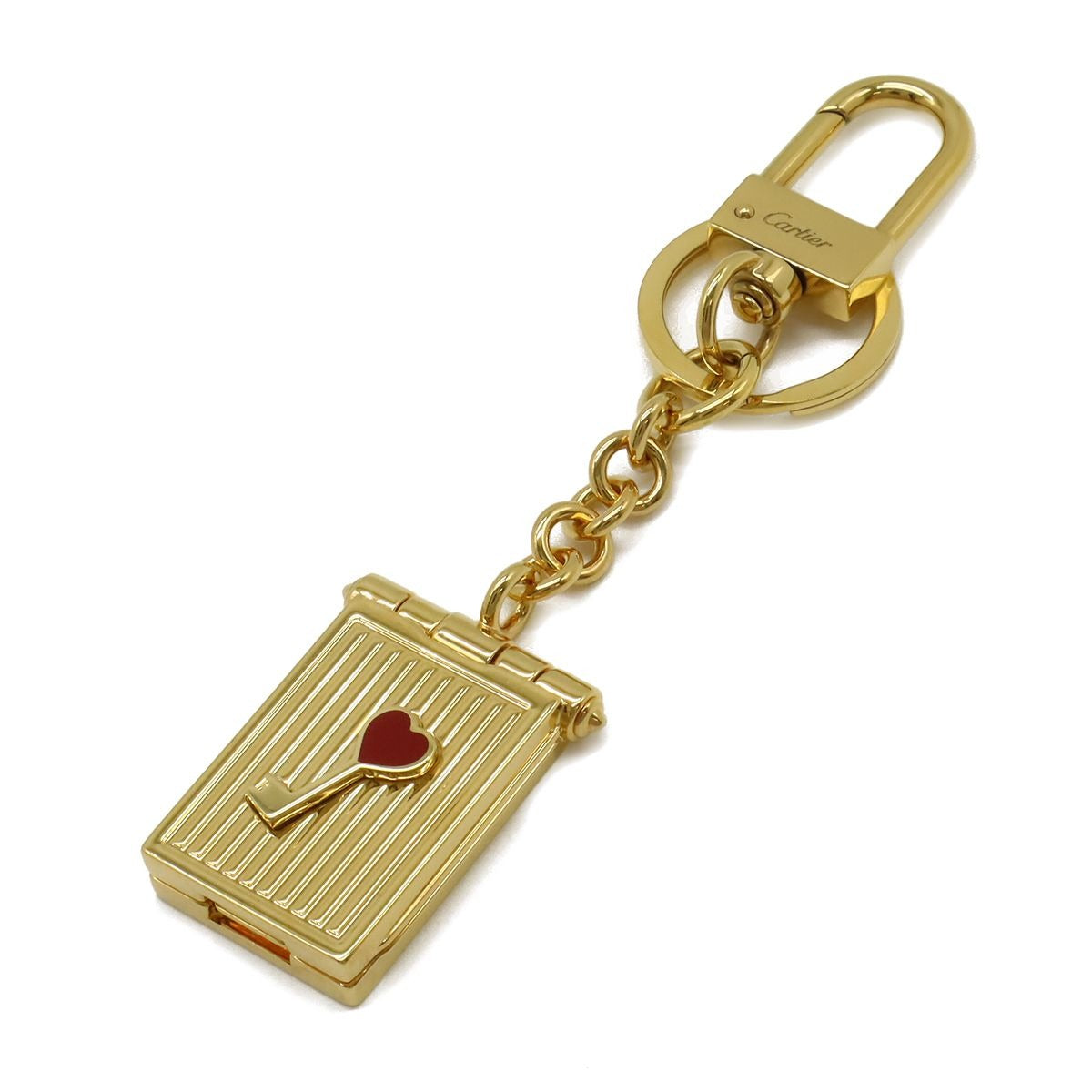 Cartier Diavolo de Photo Frame Key Ring Holder Bag Charm