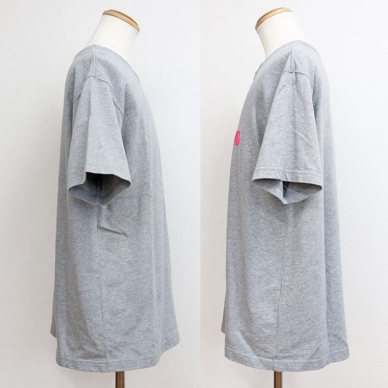 Christian Dior CD Icon T-shirt 943j605f0554 Gray Crew Neck Embroidery