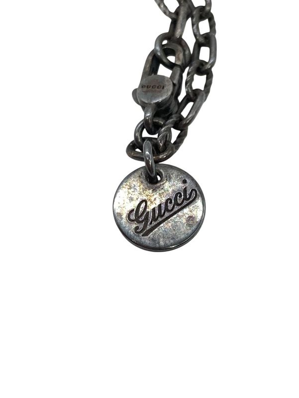 2979 Gucci Necklace Horsebit Sv925 G Motif G Logo Preowned Gucci