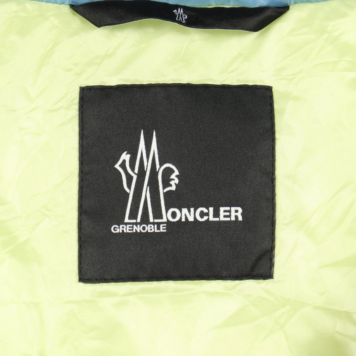 Moncler Grenoble Down Jacket Eibing Blue Nylon — view 3