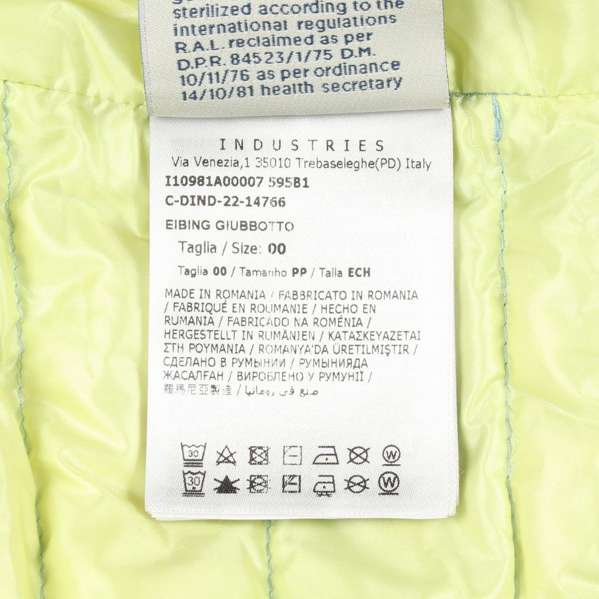 Moncler Grenoble Down Jacket Eibing Blue Nylon — view 5