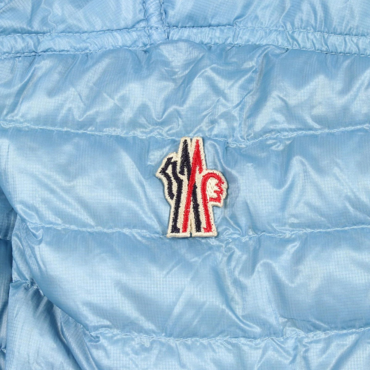 Moncler Grenoble Down Jacket Eibing Blue Nylon — view 6