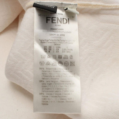 Fendi Knit Calligraphy Logo Wool Sweater — view 4