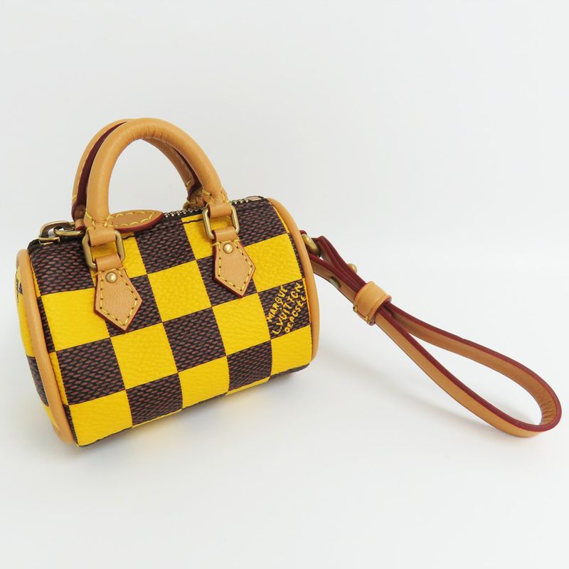 Louis Vuitton Pouch Damier Pop Mini Speedy M01694 Yellow - Gdhardware