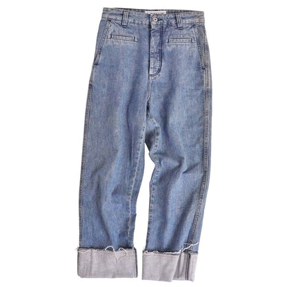 Loewe Pants Denim Cotton Indigo Bull