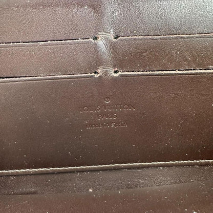 Louis Vuitton M93522 Monogram Vernis Round Zipper Zippy Wallet Long Wallet