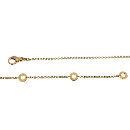 Bvlgari 1P Diamond Necklace 18K Pink Gold 750 Pink Gold With Diamonds 38.5cm