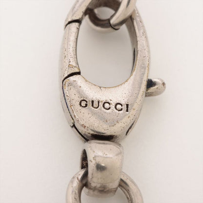 Gucci Michele Period Lion Head Necklace SP 410673 Silver Made In Italy