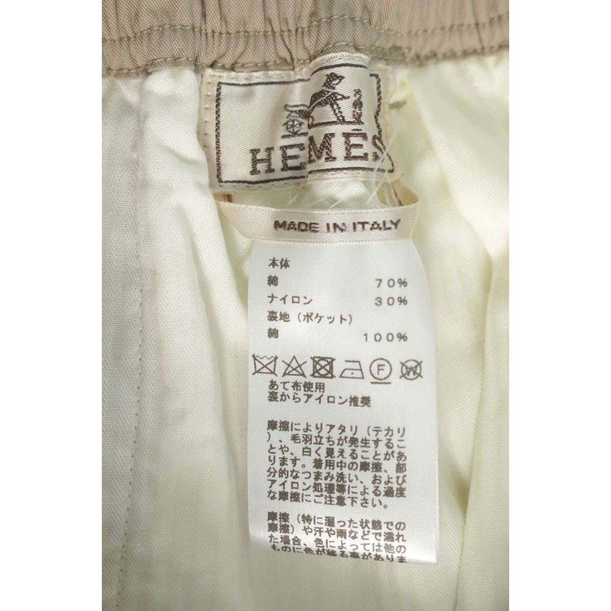 Hermes 45560000 Nylon Blend Half Pants Men's 38 — view 3