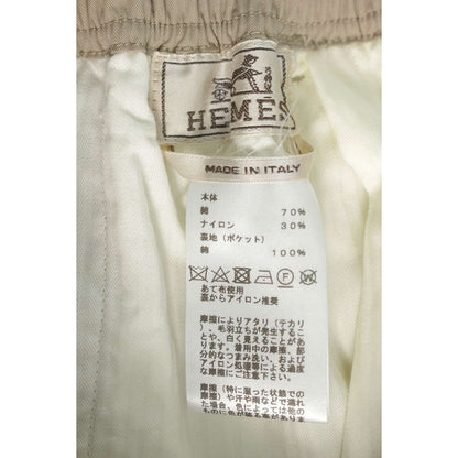 Hermes 45560000 Nylon Blend Half Pants Men's 38 — view 3