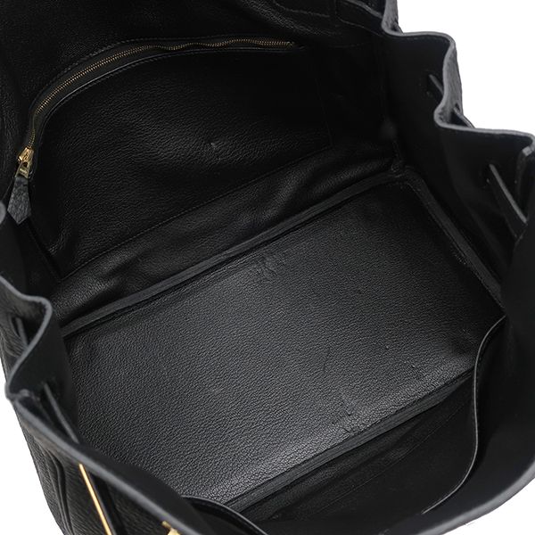 Hermes Handbag Birkin 35 Fjord Black Gold Hardware Black G Engraved [storage