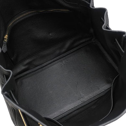 Hermes Handbag Birkin 35 Fjord Black Gold Hardware Black G Engraved [storage