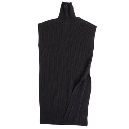 Hermes Dress Knit Sleeveless Camel 100%