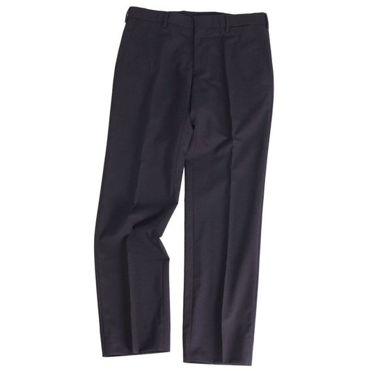Hermes Pants Long Slacks Wool Check