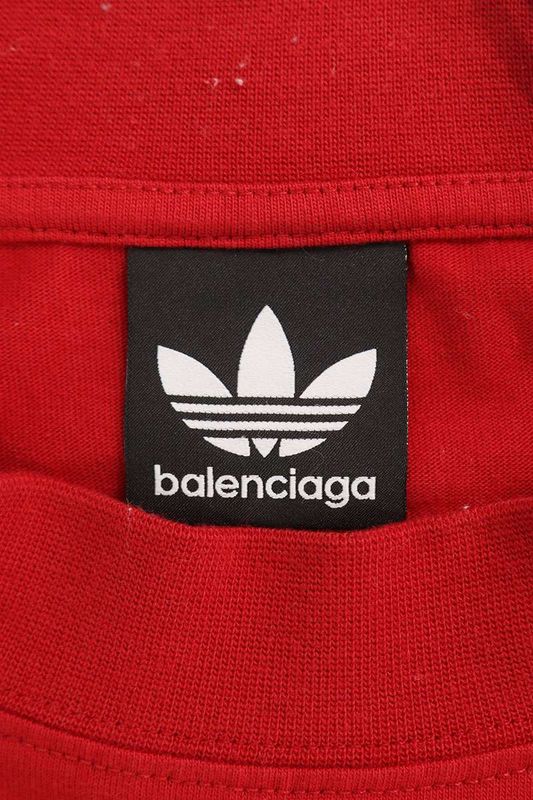 Balenciaga X Adidas 739101 Tnva6 Three Line Logo Print T-shirt Men's 2