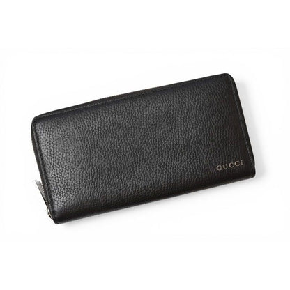 Gucci Wallet Zip Around Black Leather — view 2
