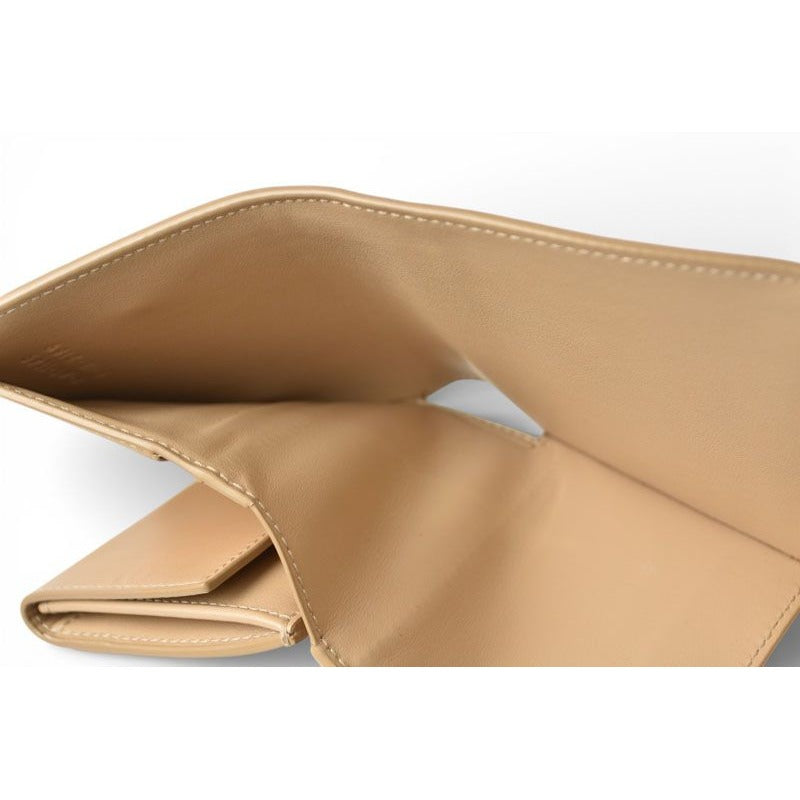 Celine Wallet Mini Trifold Beige Small — view 4