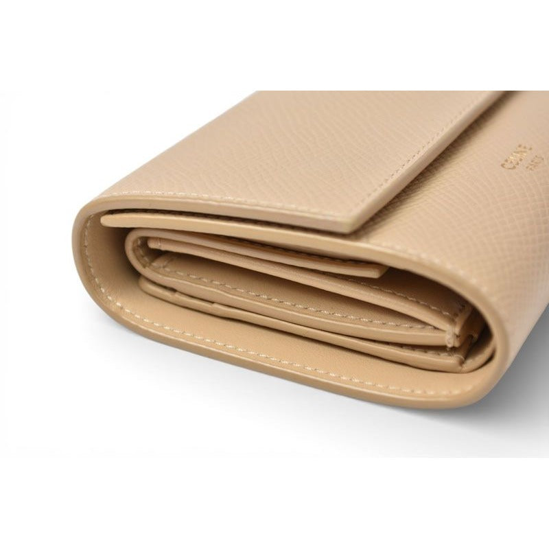 Celine Wallet Mini Trifold Beige Small — view 5