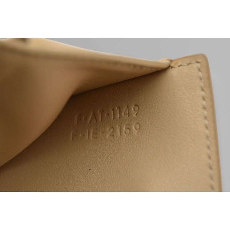 Celine Wallet Mini Trifold Beige Small — view 9