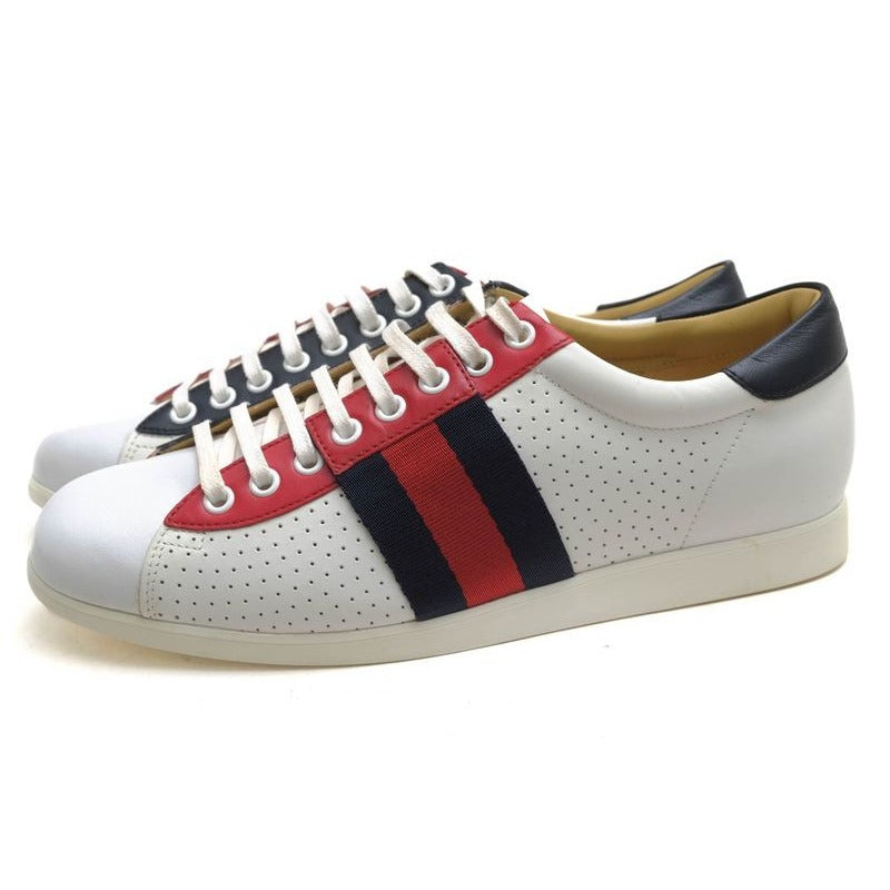 Gucci Shoes Sneakers Low Cut Women Leather White