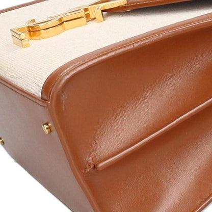 Saint Laurent Paris 623931 Cassandra Canvas Scuff Zar 2 Way Shoulder Bag Women