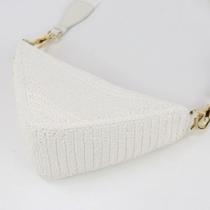 Prada 1bh190 Crossbody Shoulder Bag Raffia Women