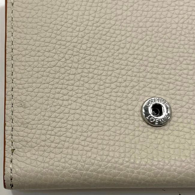 Loewe Card Case Beige Anagram C821z94x02 Business Card Holder
