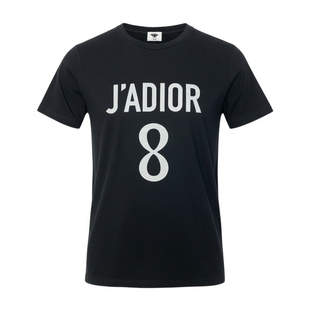 Dior J'adior 8 Short Sleeve T-Shirt XS 160 Black Top