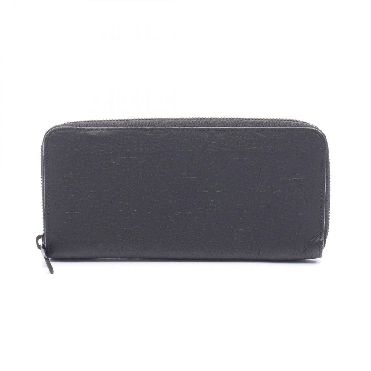 Louis Vuitton Round Wallet Zippy Horizontal Noir Black Leather