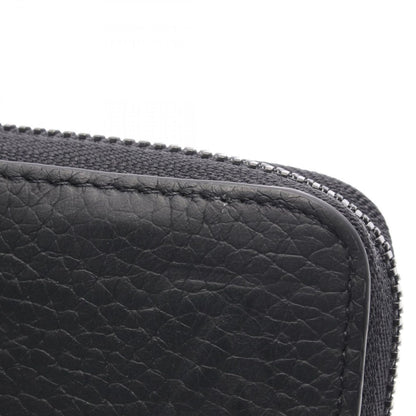 Louis Vuitton Round Wallet Zippy Horizontal Noir Black Leather — view 6