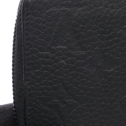Louis Vuitton Round Wallet Zippy Horizontal Noir Black Leather — view 7