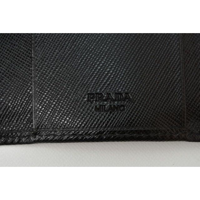 Prada Key Case Holder 6 Rings 1 Pg222 Black — view 9
