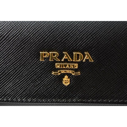 Prada Key Case Holder 6 Rings 1 Pg222 Black — view 10