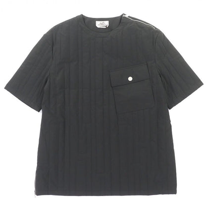 Hermes 21 AW Serie Button Filled Pullover Puffer Short Sleeve