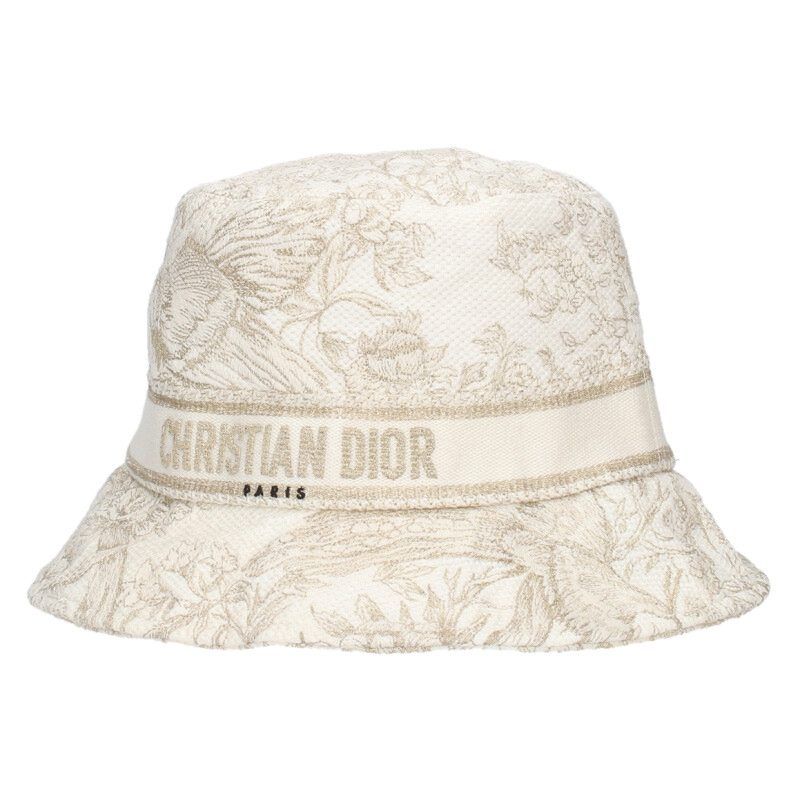 Christian Dior 31jar923x133 Embroidered Allover Bucket Hat Men's 57