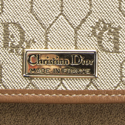 Dior Vintage Flap Crossbody Beige Honeycomb Canvas — view 10