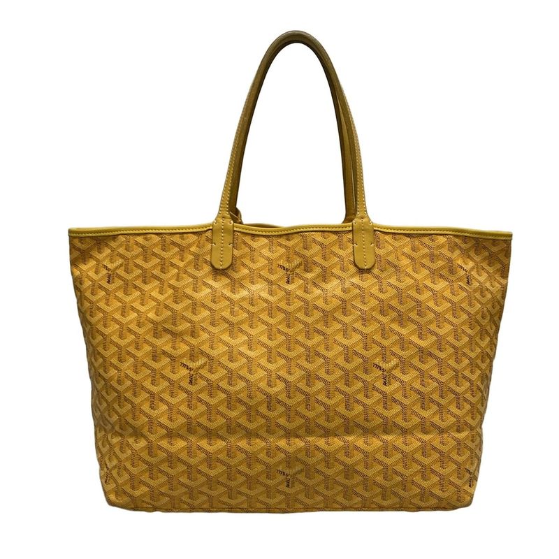 Goyard Saint Louis PM Yellow Leather Tote Bag