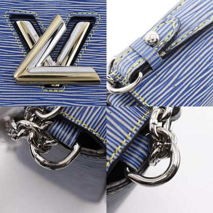 Louis Vuitton Twist MM M50271 Epi Leather Epi Denim Women's Shoulder Bag