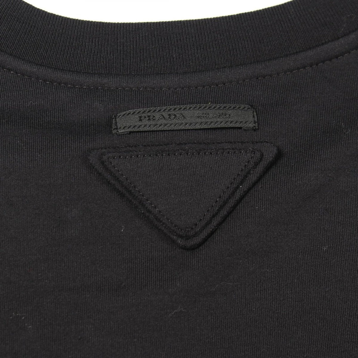Prada Short Sleeve T-Shirt Cropped Cotton — view 9