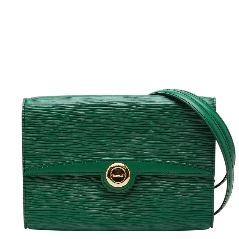 Louis Vuitton Epi Arche Clutch Shoulder Bag 2-Way Borneo Green Leather