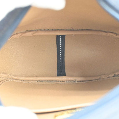 Christian DIOR Shoulder Bag Navy Leather 32ka674