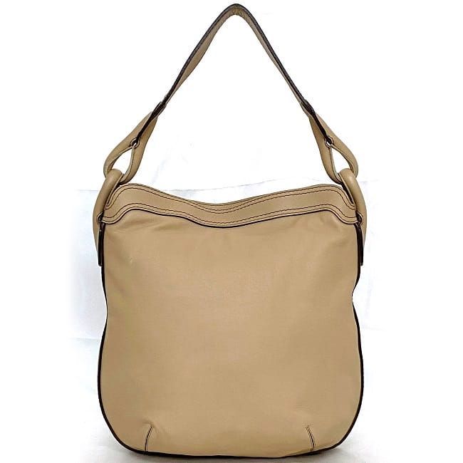 Loewe One Shoulder Bag Beige Leather