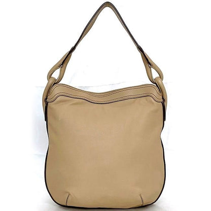Loewe One Shoulder Bag Beige Leather