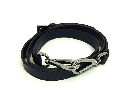 Prada Leather Bag Shoulder Strap Crossbody Shoulder Women's Navy Fh4020