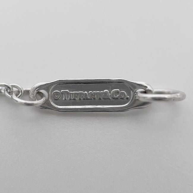 Tiffany & Co Necklace Silver 1837 Polished Ag 925