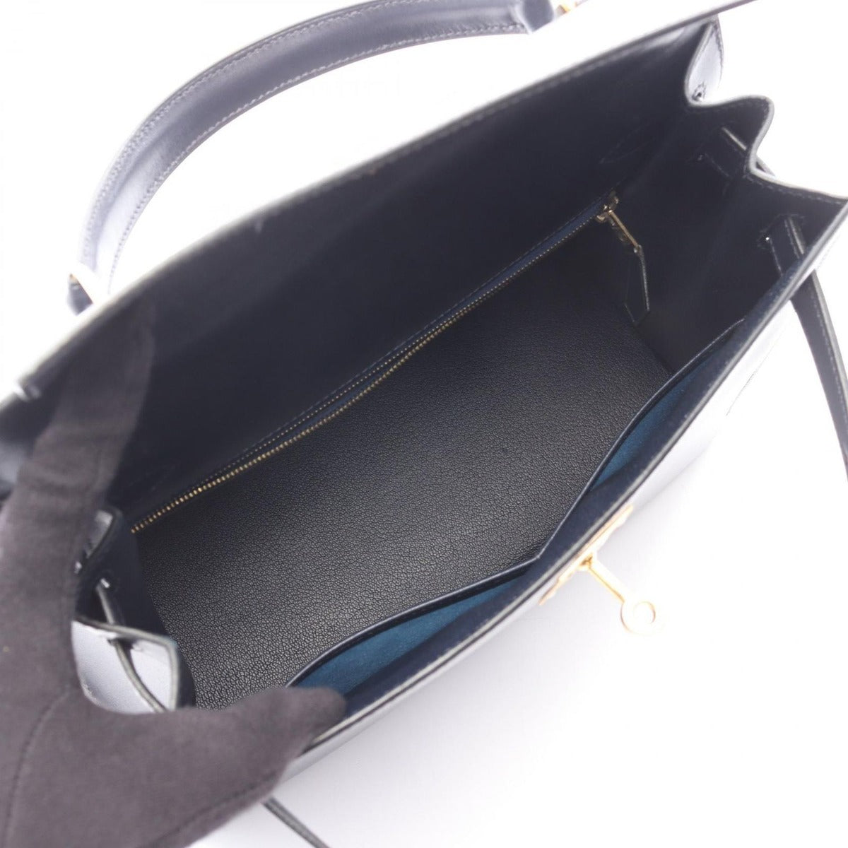 Hermes Handbag Kelly 28 Blue Indigo — view 3