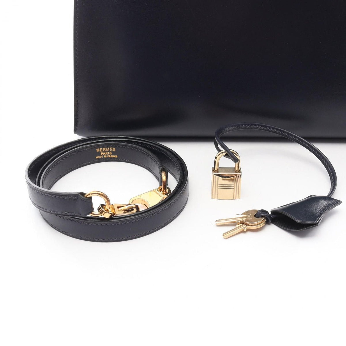 Hermes Handbag Kelly 28 Blue Indigo — view 6