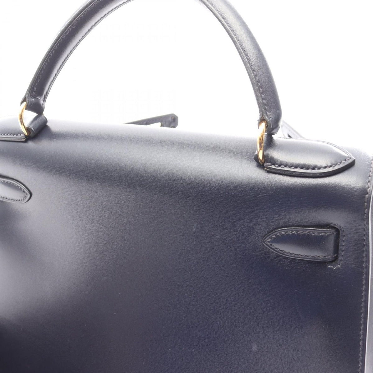 Hermes Handbag Kelly 28 Blue Indigo — view 10