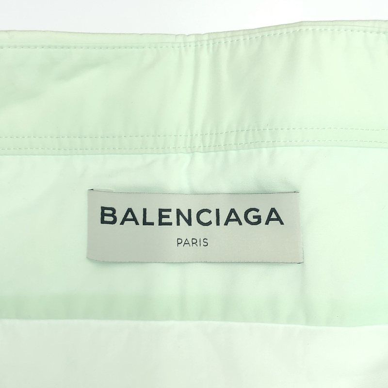 Balenciaga - Cotton Oversized Shirt - 34 - Turquoise Green - Mens